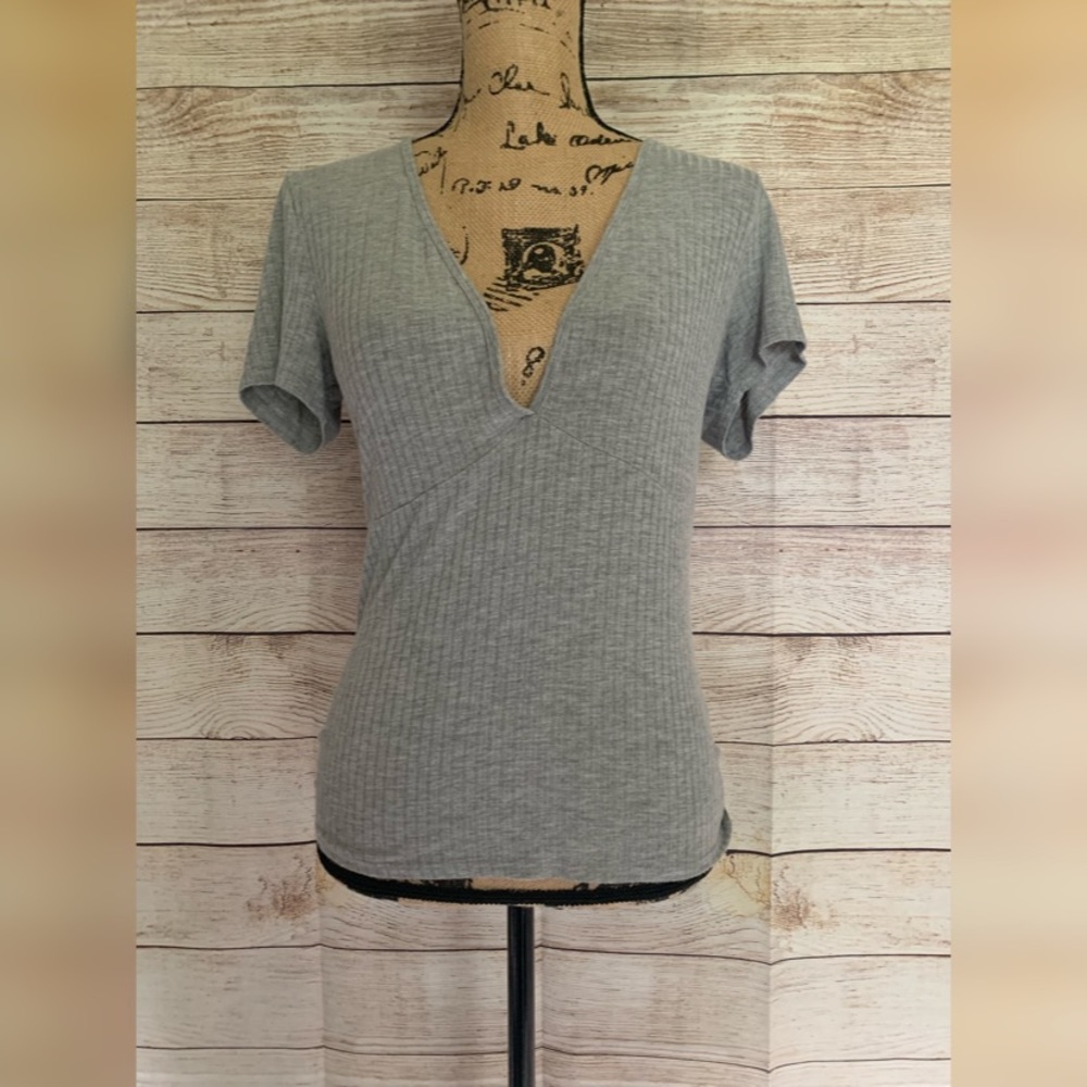 Truly Madly Deeply grey vneck